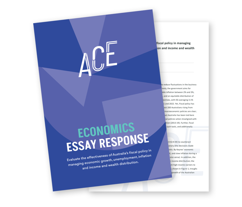 Ace hsc economics essay resource